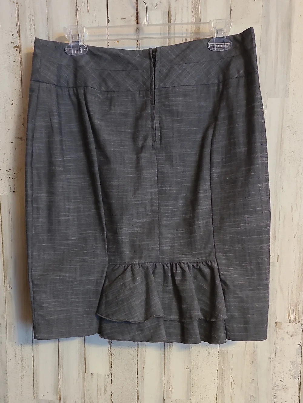 Byer California Gray Pencil Skirt - Subtle Texture